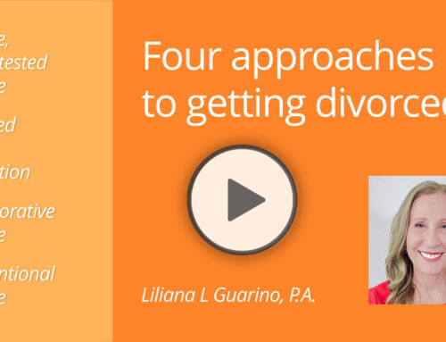 Four approaches to getting divorced