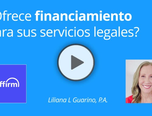 ¿Ofrece financiamiento para sus servicios legales?